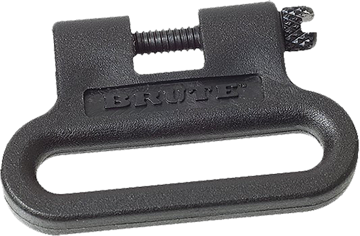 Outdoor Connection Brute Swivel Set 1.25" Black Synthetic