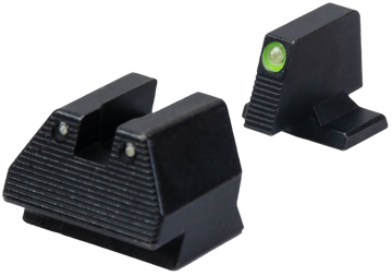 HK 51000939 VP9 OR Elevated Night Sight Set - Green Tritium/Black Frame
