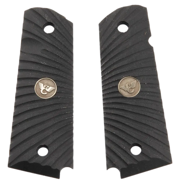 Wilson Combat 351AAFS Starburst G-10 1911 Full-Size Grip Panels - Black