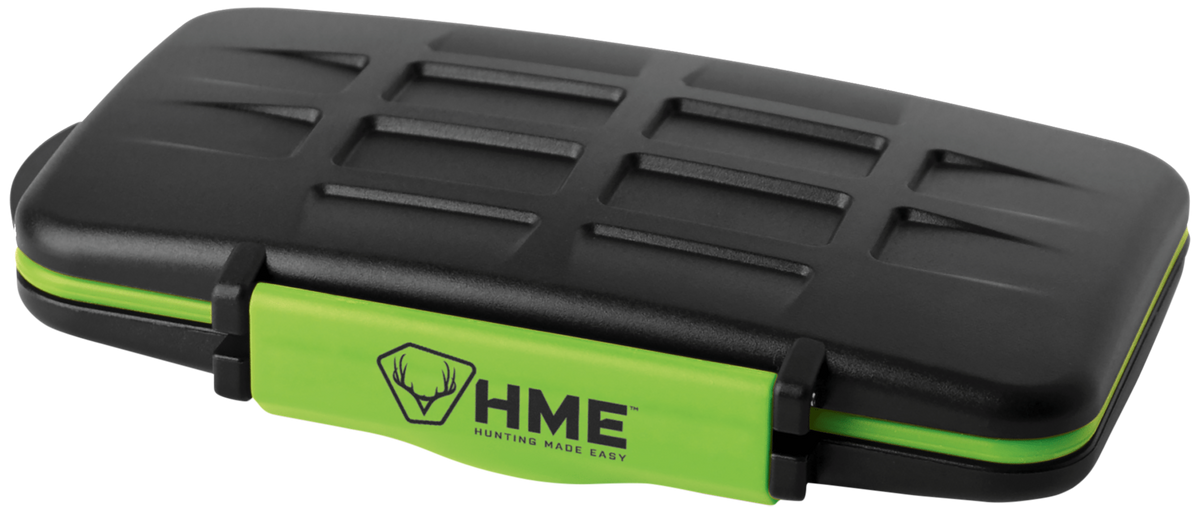 HME SDCH Memory Card Case Black/Green - 24 Card Storage