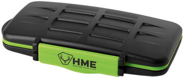 HME SDCH Memory Card Case Black/Green - 24 Card Storage
