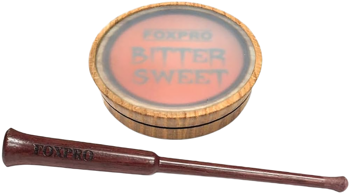 Foxpro Bittersweet Pot Turkey Call - Glass/Slate Honey Locust Wood