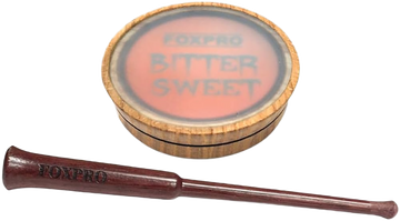 Foxpro Bittersweet Pot Turkey Call - Glass/Slate Honey Locust Wood
