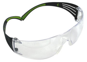 3M Peltor SecureFit 400 Sport Safety Glasses Clear Polycarbonate Lens Black Frame - ANSI Z87.1