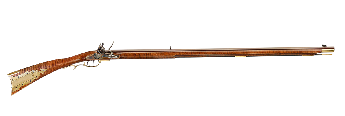 Taylor's & Company Frontier Pedersoli 50 Cal Flintlock 39" Octagon Single Shot Rifle - Maple Stock