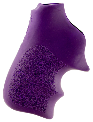 Hogue 78026 Tamer Cushion Rubber Grip with Finger Grooves Purple - Ruger LCR/LCRx