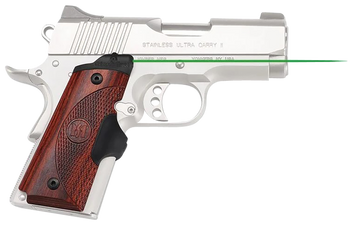 Crimson Trace LG-902G Lasergrips Master Series 1911 Compact Green Laser Rosewood