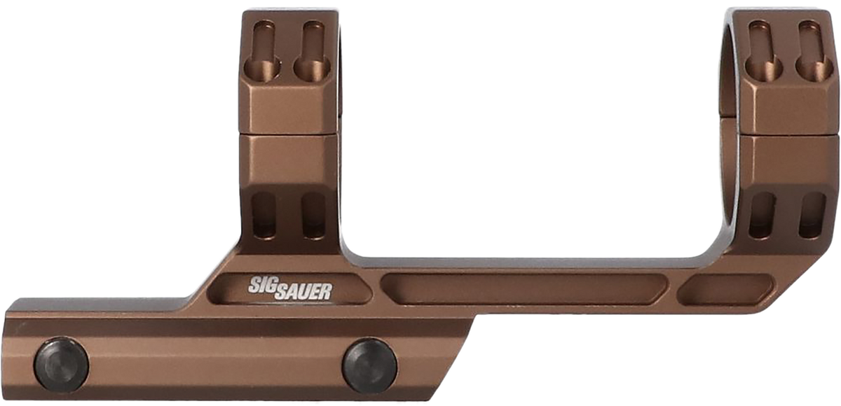 Sig Sauer Electro-Optics Alpha MSR 34mm 1.535" Scope Mount/Ring Combo - Coyote Brown