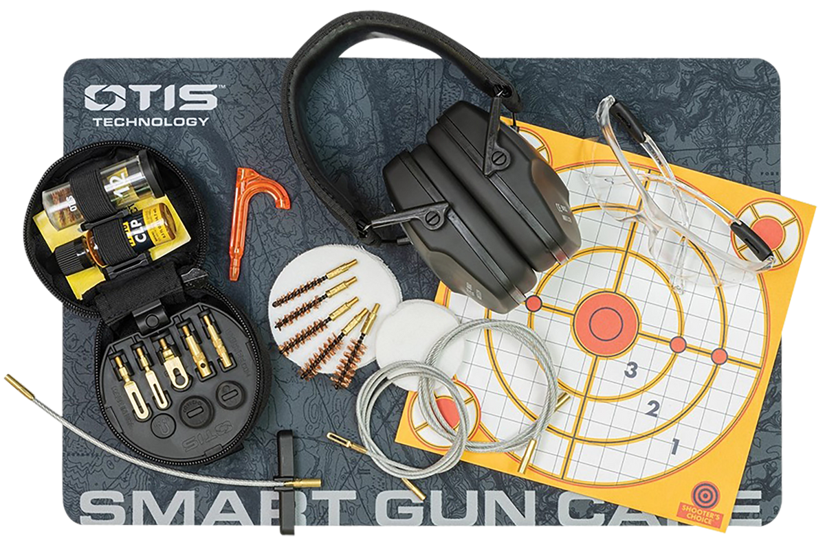 Otis GFNSB1 Shooting Bundle Tactical Cleaning Kit .17 Cal-12 Gauge - Eye & Ear Protection