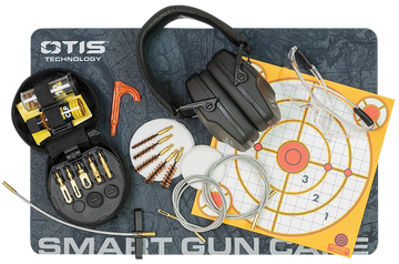 Otis GFNSB1 Shooting Bundle Tactical Cleaning Kit .17 Cal-12 Gauge - Eye & Ear Protection