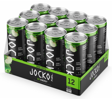 Jocko Fuel Jocko GO Sour Apple Energy Drink 12 oz Can 12-Pack