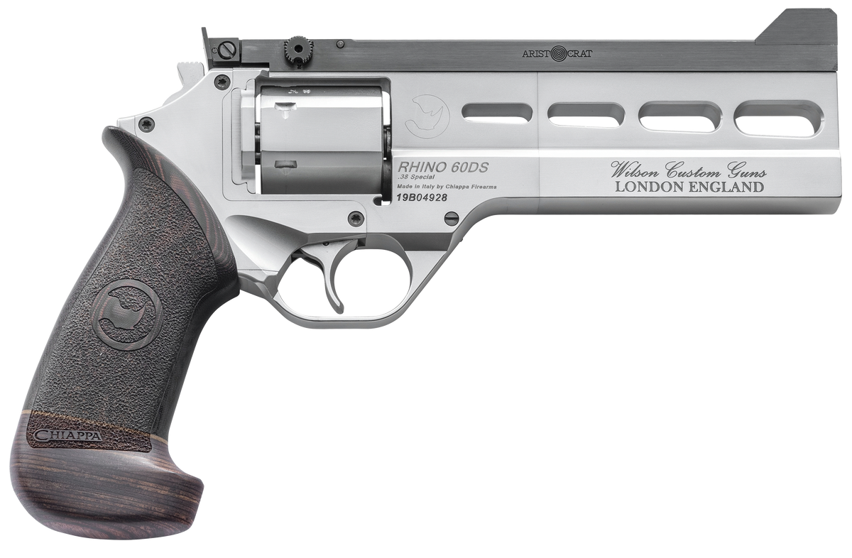 Chiappa Firearms Rhino Match Master 38 Special 6" 6-Shot DA/SA Revolver - Gray PVD