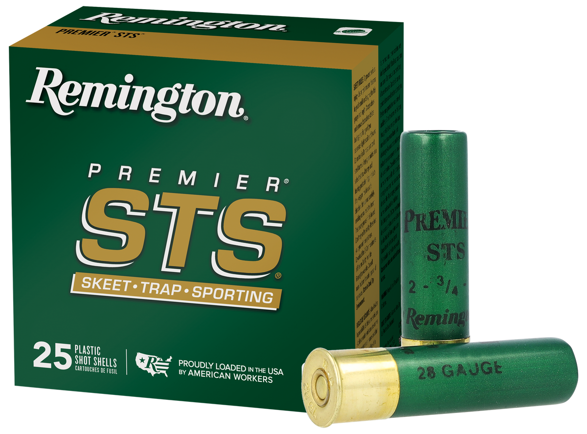 Remington Ammunition Premier STS 28 Gauge 2.75" 3/4 oz 9 Shot - Box or Case