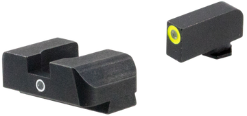Ameriglo GL5301 i-Dot Sight Set for Glock Gen 5-6 9mm/.40 - Green Tritium LumiGreen Outline Front / Green Tritium Rear