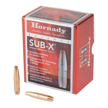 Hornady Sub-X .338 Cal 307gr Subsonic Reloading Bullets - 50/Box