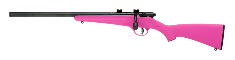 Savage Rascal FLV-SR Youth 22 LR 16.12" 1-Rd Bolt Action Rifle - Left Hand - Pink