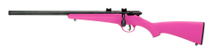 Savage Rascal FLV-SR Youth 22 LR 16.12" 1-Rd Bolt Action Rifle - Left Hand - Pink