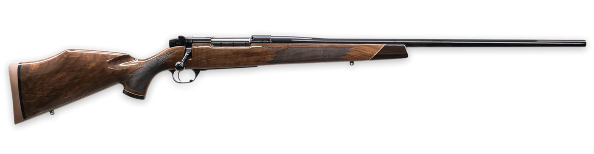 Weatherby Mark V Deluxe 6.5 Creedmoor 22 in 4+1 Bolt Action Rifle - Gloss Walnut Monte Carlo Stock