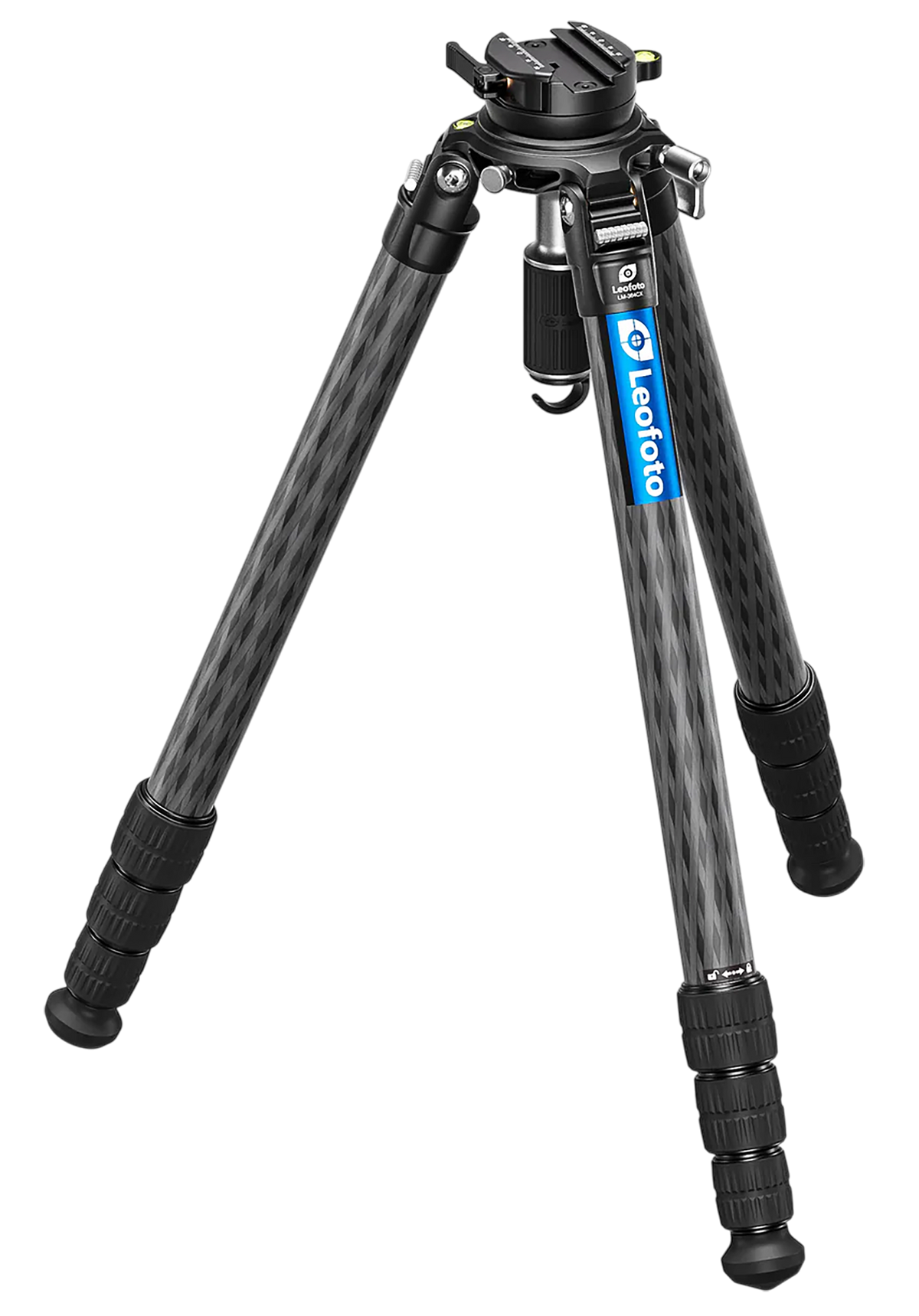 Leofoto USA LM-364CX+YB-75LRC Carbon Fiber Tripod 55.31" Max