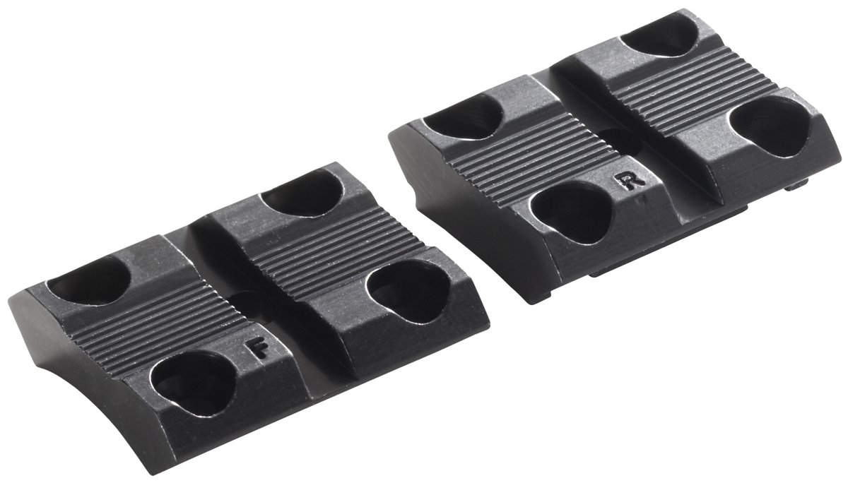 Weaver Mounts 48493 Top Mount Base Pair Matte Black Aluminum - Browning X-Bolt