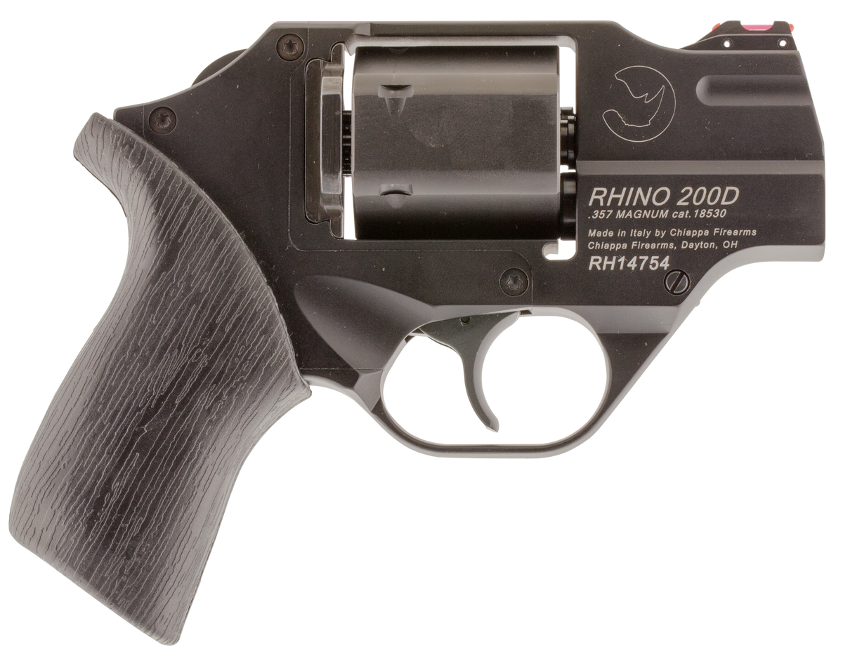 Chiappa Firearms Rhino 200D 357 Mag 2" 6-Shot DAO Revolver - Black Anodized