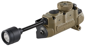 Streamlight Sidewinder Stalk Helmet Light 23/28/57/76 Lumens White/Red/Green/Blue/IR LED Coyote Polymer E-Mount