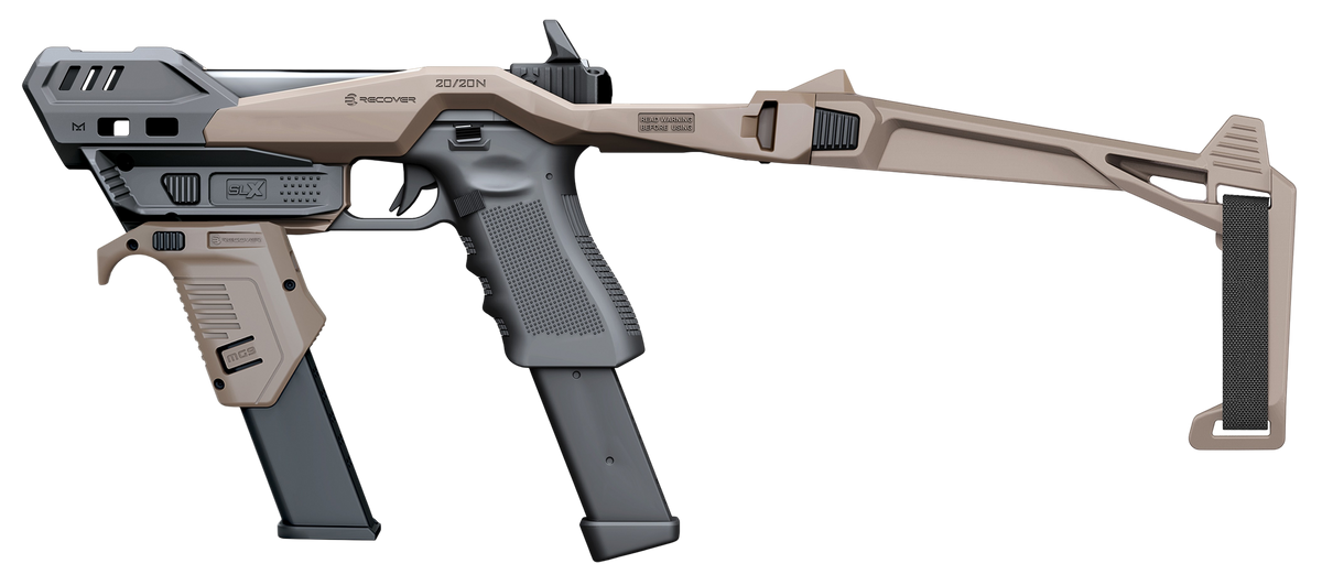 Recover Innovations 20/20N Stabilizer Kit for Glock 9mm/.357 SIG - SLX MG9 Tan