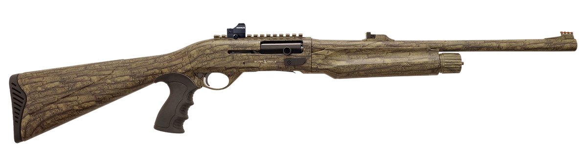 Silver Eagle Arms Alpha 2 12 Gauge 3" 4+1 18.50" Semi-Auto Shotgun - Fixed Camo Synthetic Stock, Konus Scope