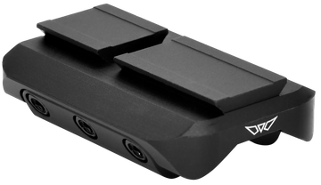 Warne 6112M Red Dot Reflex Mount Shotgun Rib Black Anodized Aluminum - ACRO Interface