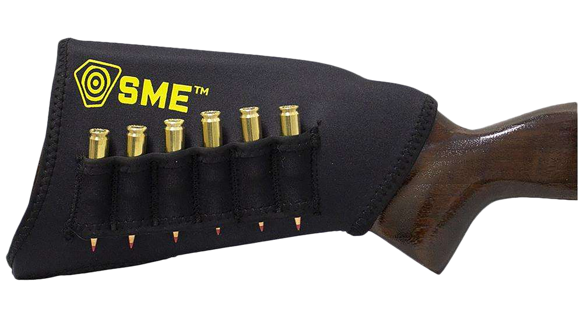 SME SMERSRSL Stock Riser with Shell Loop Black Neoprene