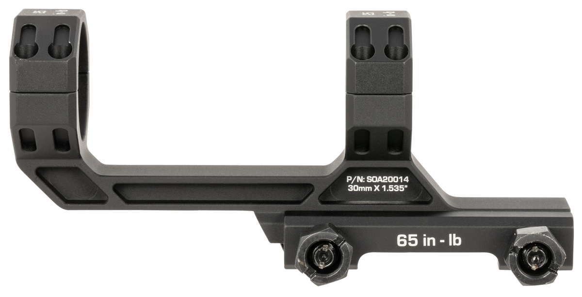 Sig Sauer Electro-Optics Alpha MSR 30mm Scope Mount/Ring Combo 1.535" Black Anodized Aluminum