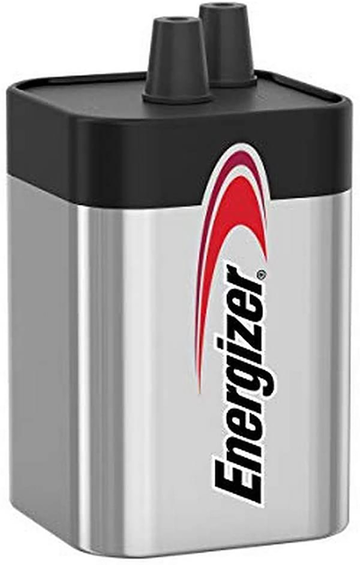 Energizer 5291D5 MAX 6V 17,500 mAh Alkaline Lantern Battery - Black / Silver