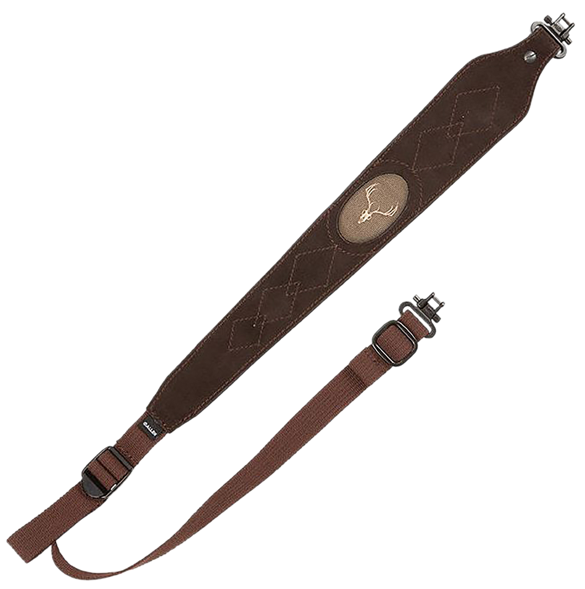 Allen 8140 Big Game Brown Leather/Suede Adjustable Rifle Sling w/Swivels