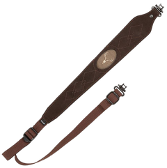 Allen 8140 Big Game Brown Leather/Suede Adjustable Rifle Sling w/Swivels