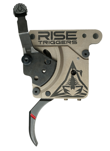 Rise Armament Reliant Pro RA735CBC Curved Drop-In Trigger Black/FDE - Remington 700