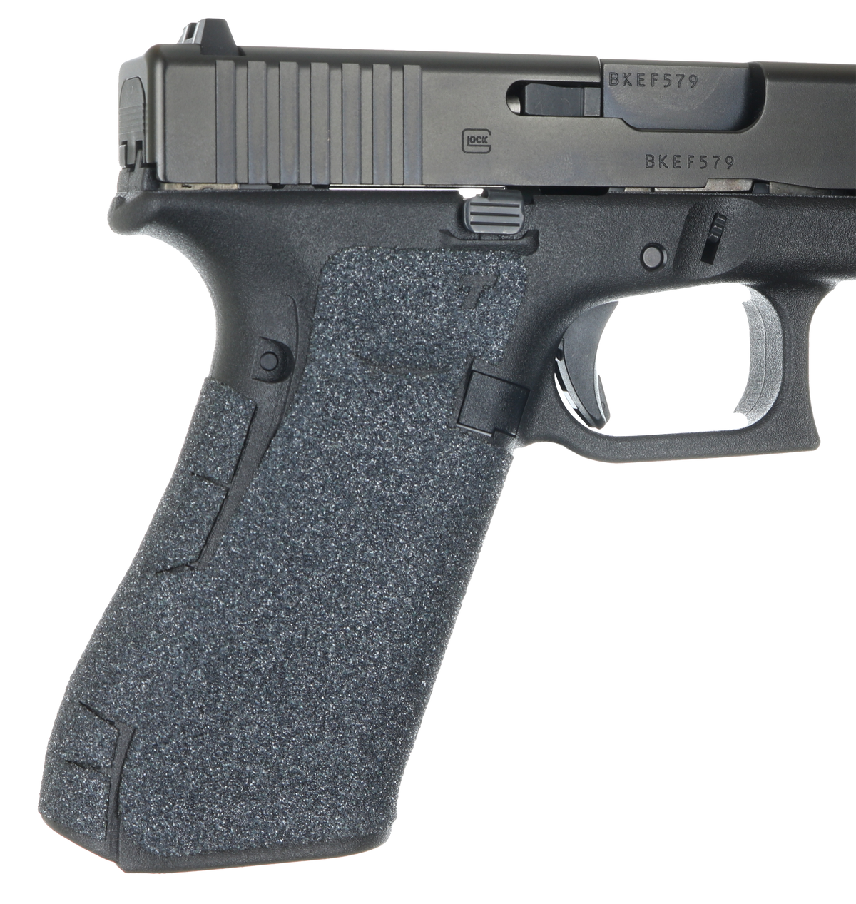 Talon Grips 379G Adhesive Grip for Glock 17/19x/22/24/31/34/35/37/45/47 Gen5 No Backstrap - Black Granulate