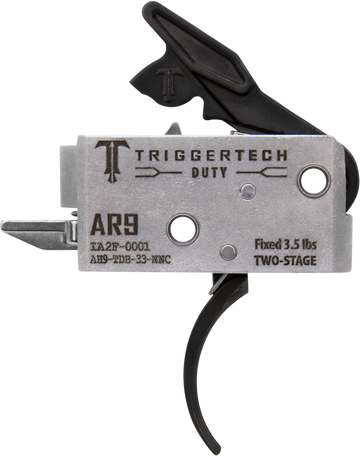 TriggerTech Duty AR-9 Two-Stage 3.5 lbs Curved Trigger