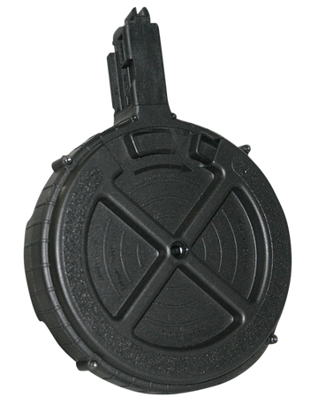GSG GSG-16 22 LR 110-Rd Rotary Drum Magazine - Black Polymer