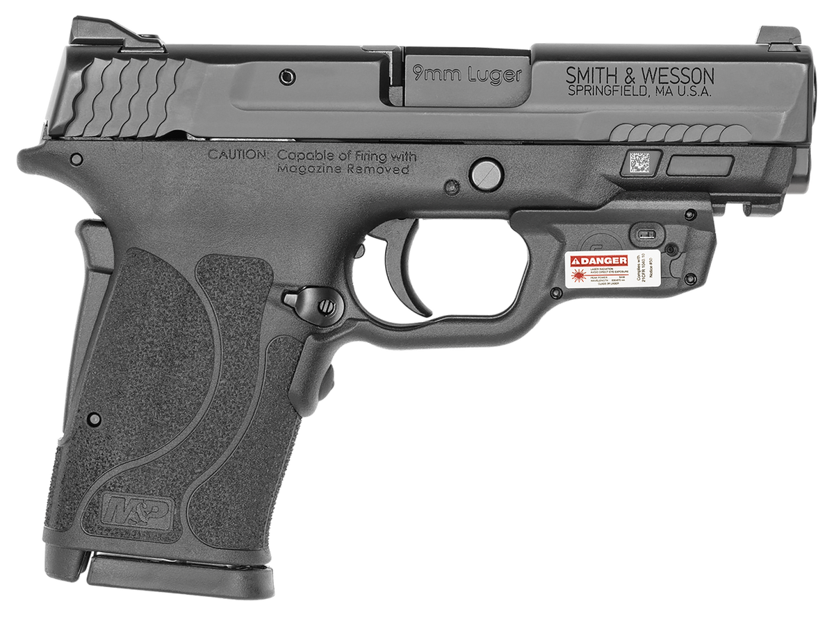 Smith & Wesson M&P9 Shield EZ M2.0 9mm Luger 3.67" 8+1 Semi-Auto Pistol w/ Crimson Trace Laser