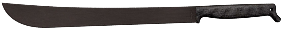 Cold Steel Two Handed Latin Machete 21" 65Mn Carbon Steel Black Fixed Blade