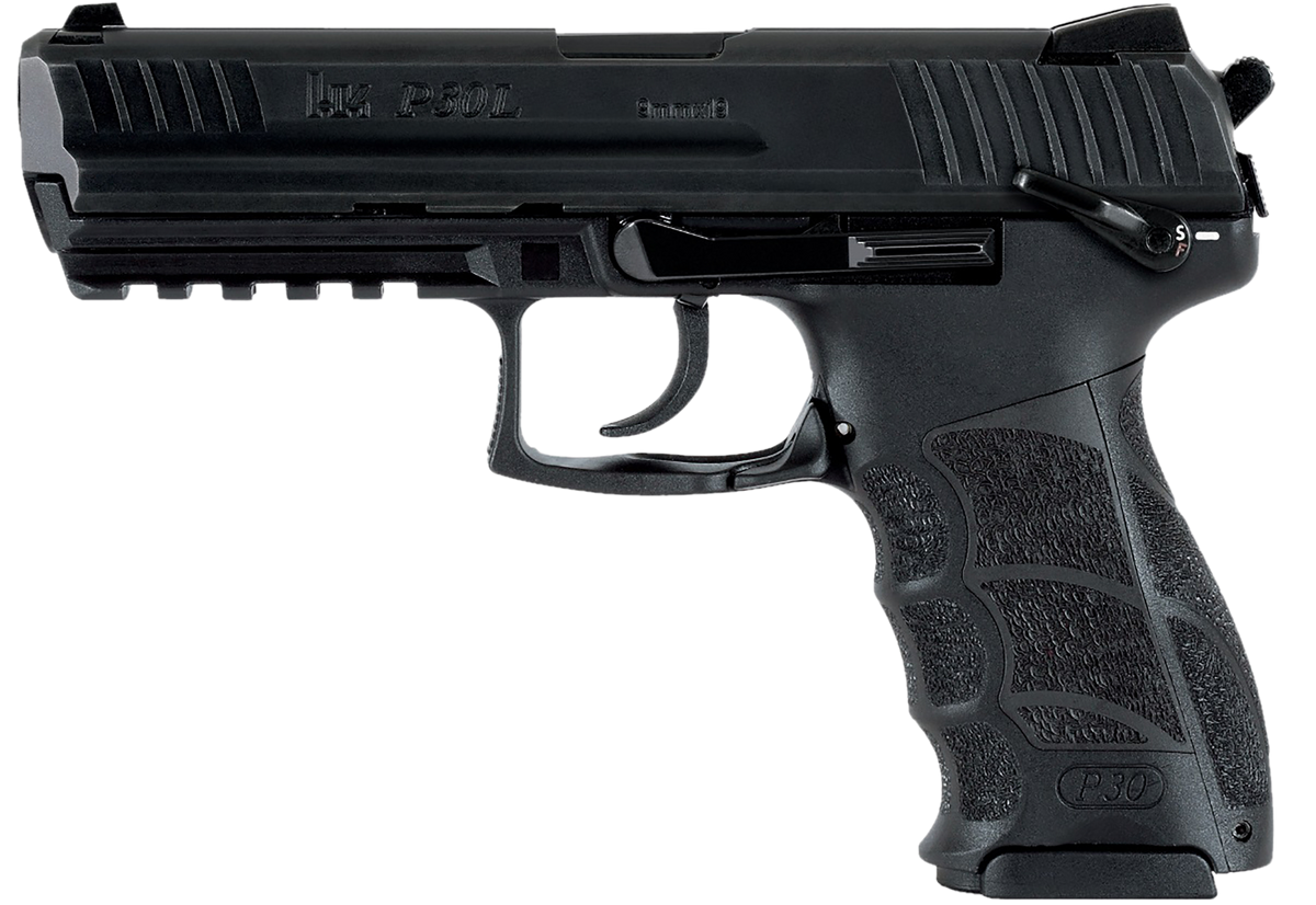 HK P30L V3 9mm 4.45" 15+1 DA/SA Semi-Auto Pistol