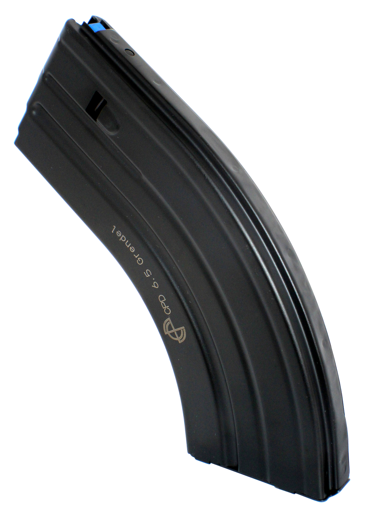 DuraMag SS 6.5 Grendel/6mm ARC 26-Rd Black w/ Blue Follower AR-15 Detachable Magazine