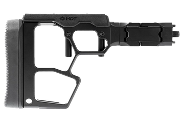 MDT Sporting Goods SRS-XF Premier Folding Buttstock Cerakote Black 12.50-13.50" LOP
