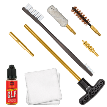 Otis 9mm Pistol Cleaning Kit 9mm/.38/.375 Cal - Yellow Case
