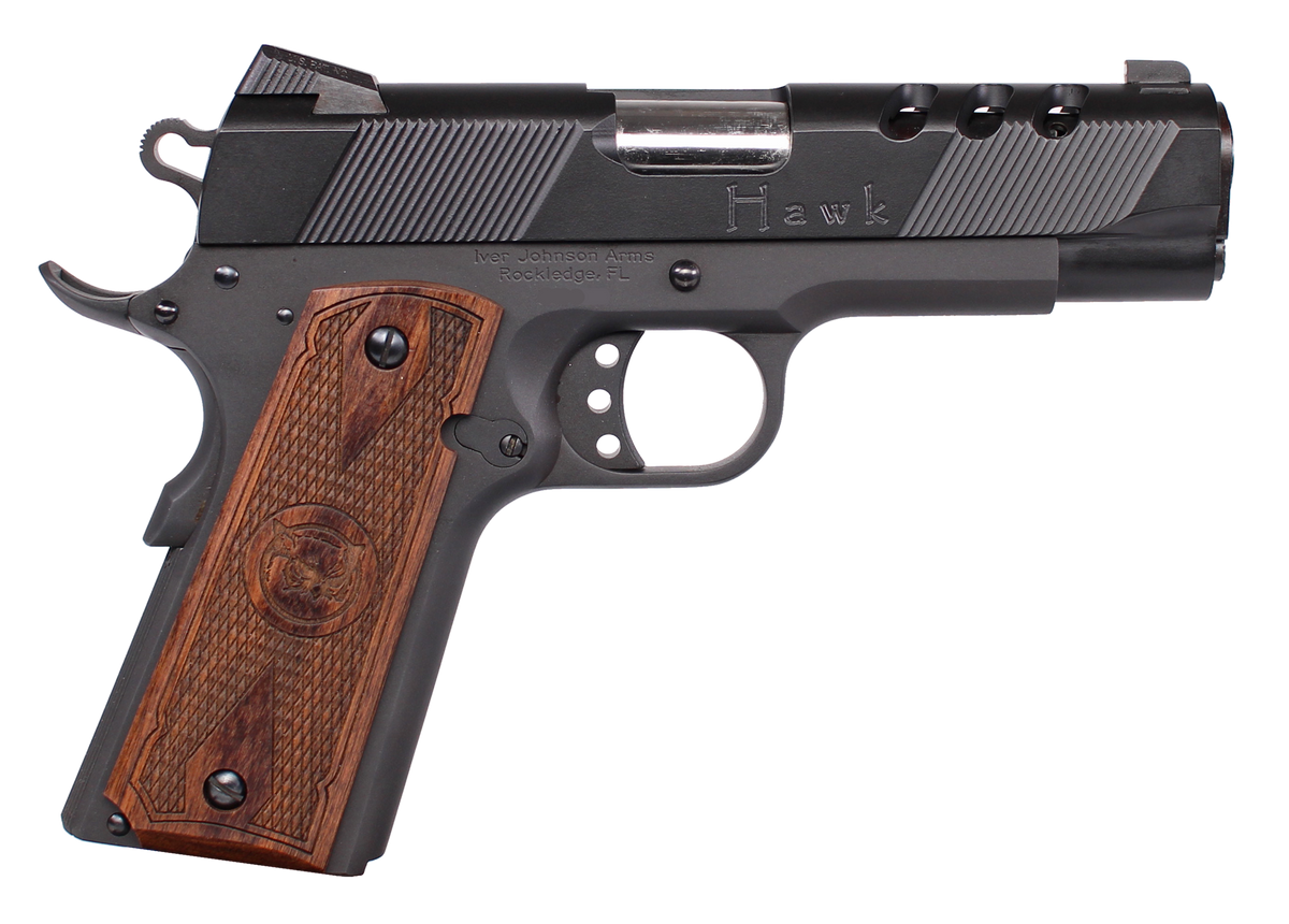 Iver Johnson Arms HAWK45P Hawk Commander 45 ACP 4.25" 8+1 Semi-Auto Pistol