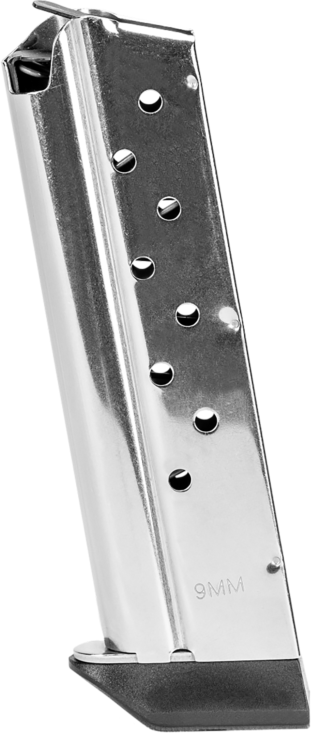 Kimber 1911 9mm Luger 9rd Stainless Steel Magazine - Silver