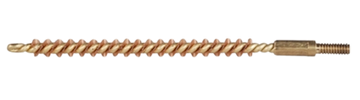 Pro-Shot 17R Bore Brush 17 Cal Rifle #5-40 Thread Bronze Bristles Brass Core