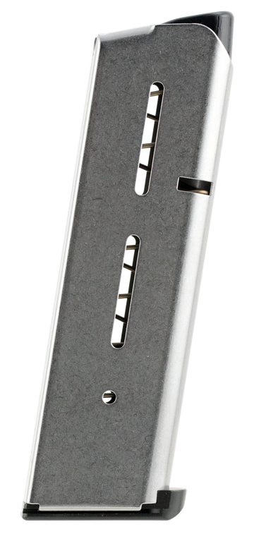 Wilson Combat 47DC 1911 Government 45 ACP 8rd Stainless Steel Magazine - Silver
