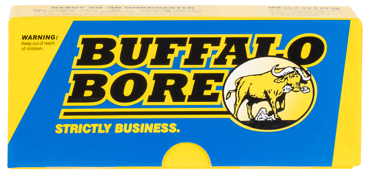 Buffalo Bore Ammunition Strictly Business 38 Special 125gr Jacketed Hollow Point - Box or Case