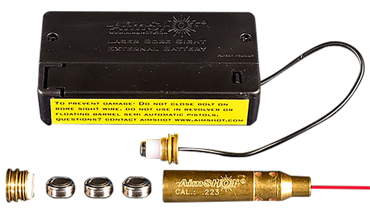 AimShot BS22320X Laser Boresighter 223 Rem 20X Cartridge Brass